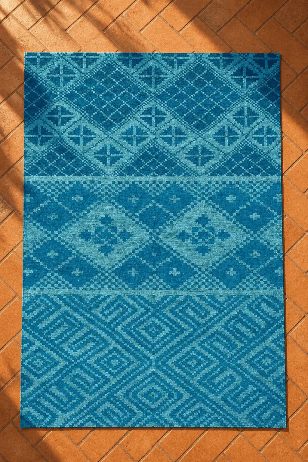 The Pixelized Blue